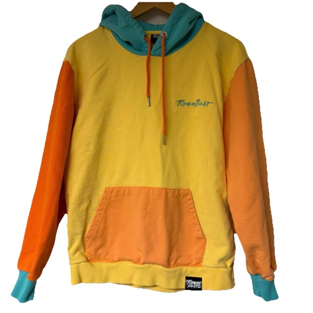 ULTRA RARE 2022 TommyInnit Heavyweight Hoodie Mens Small Colorblock Pullover